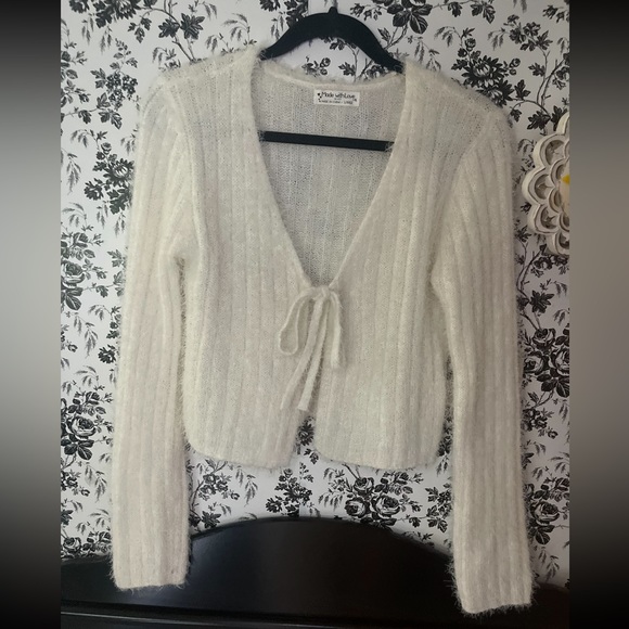 Off white to e front cardigan - Picture 1 of 3